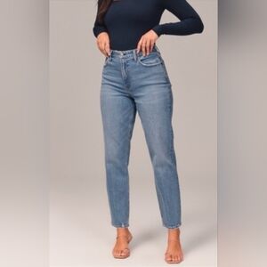 Abercrombie Curve Love High Rise The Mom Jeans